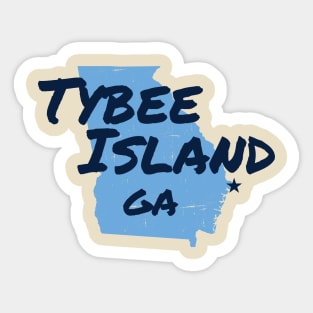 Tybee Island, GA Sticker